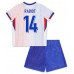 Maillot de foot France Adrien Rabiot #14 Extérieur vêtements enfant Europe 2024 Manches Courtes (+ pantalon court)